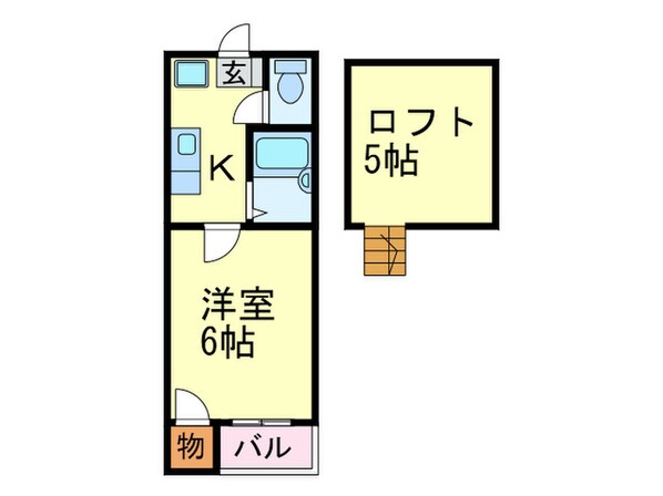 アルカディアⅠの物件間取画像